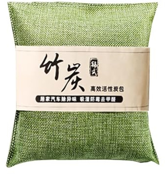 Bolsa de purificación de aire de carbón vegetal | Paquete de carbón de bambú para automóviles, paquete de carbón activado para coches nuevos, eliminación de formaldehído, eliminación de olores