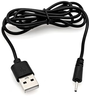 JZK USB Câble Chargement pour Ancien Nokia, Cordon câble Charge à Prise Jack cylindrique DC 2.0 x 0.6 mm Petite Broche 2mm pour téléphone Nokia 1208 2630 2760 5310 6111 E65 E71 N95 7370 100 6120