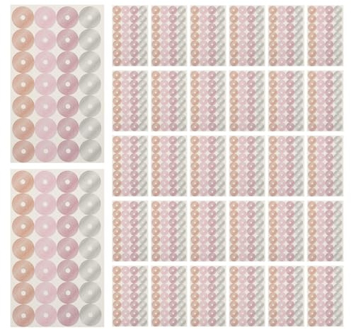 Ipetboom 40 feuilles d'autocollants de renforcement pour anneaux de classeur - Protections autocollantes pour anneaux