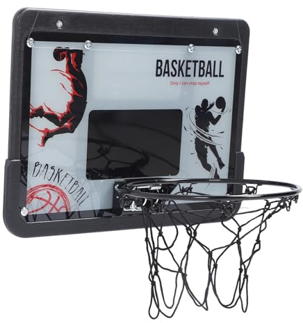 Hamwesh Panier de Basket-Ball pour Enfants, Panneau Pliable à Ventouse avec Hauteur Réglable, Portable et Léger, Ensemble de Paniers de Basket-Ball pour Enfants Comprenant Un Filet de et Une Pompe,