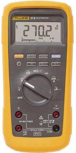 Fluke 27II/EUR Hand-Multimeter digital Wasserdicht (IP67) CAT III 1000 V, CAT IV 600 V Anzeige (Counts): 6000