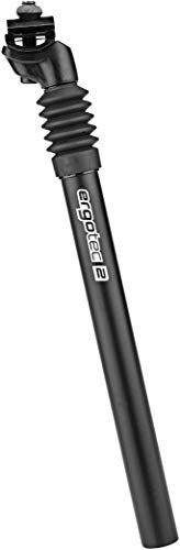 ERGOTEC Seat Post SP-3.0 25.4 x 350 40/95 Patent susp AL6061 T6 Spring Black Sand