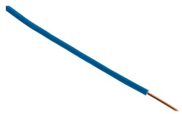 Zenitech - Câble d'Alimentation Électrique H07V-U 1,5 mm² - Conducteur Monobrin avec Isolant PVC - Usage Intérieur - Raccordements Résidentiels - Tension Nominale Jusqu'à 700V - 25 m - Bleu