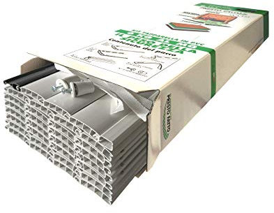 KIT TAPPARELLA IN PVC 6 KG AL MQ - L83xH160cm BIANCO 18