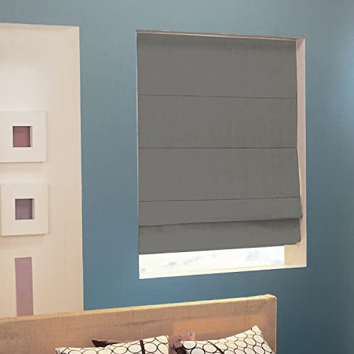 MADECOSTORE Store Bateau tamisant uni - Gris - L45 x H175cm