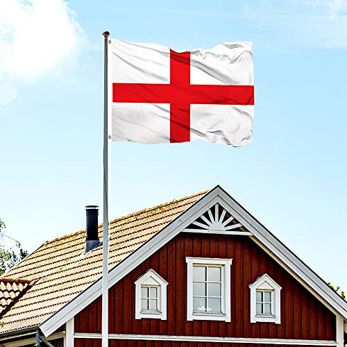 FSFLAG England-Flagge – Englische Flagge 90 x 150 cm – 400D Polyester und zwei Messingösen – UV-beständig, doppelt genäht