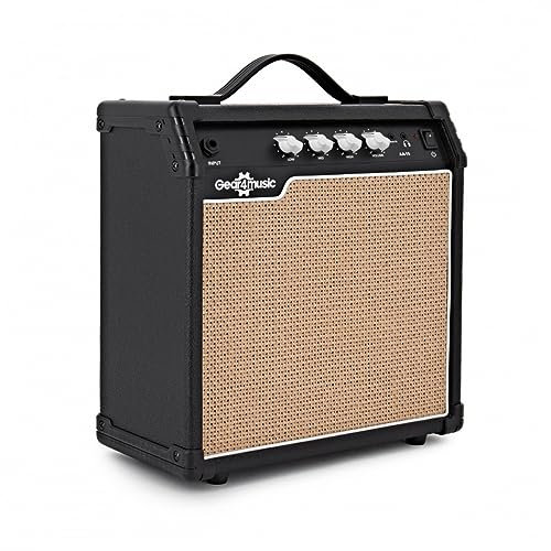 Gear4music 15W Practice Amp for Acoustic Guitar With 3-Band EQ