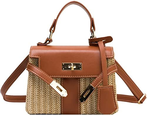 strandpåse halmpåsar handvävda halmväska, halmväska, mode sommar halmväskor damer handväskor designer handvävda korgväskor handväskor strandpåsar sommar Pu Klaff crossbody väskor väskor