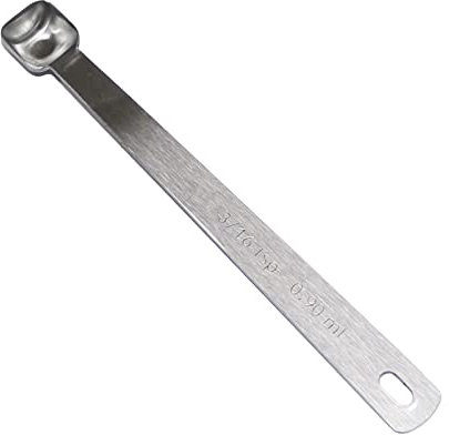 BERYLER 1PCS 3/16 Teaspoon(3/16tsp, 1/16tbsp, 0.9ml) Single Tiny Measuring Spoon, Small Individual Stainless Steel Measure Spoons Only