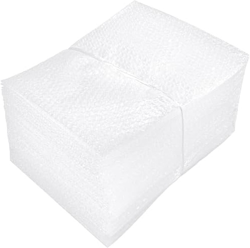 High-PQ Bubble Pouch Wraps, Clear Not Self-Seal Bubble Out Bags for Packing, Double Walled Cushioning Bags for Shipping, Storage and Moving(30X35CM,50Pack)