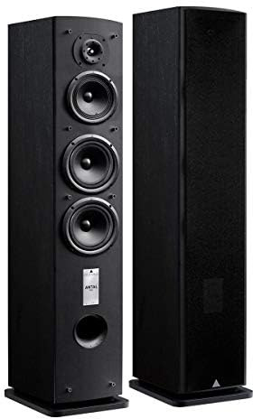 Triangle - Enceinte Hi-FI Antal 902 - Enceinte Colonne - Puissance Admissible 120W - Rendement 91 DB/W/m – Polyvalente Musique et Home-Cinéma - 220 x 1070 x 280 mm - Noir (Paire)