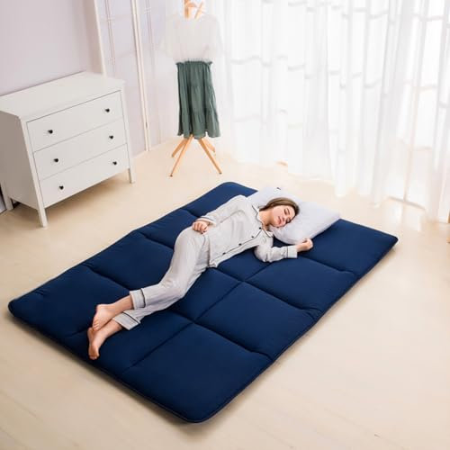 SDGHH-8MMDM Matratze Futon-Matratze Faltbare Rollmatratze Matte Dick Faltbar Atmungsaktive Matte Bodenliege Gästebett Für Campingsofa,C,180X200cm