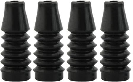 Gabelbälge 2 stücke Stoßdämpfer Ärmeln Staub Widerstehen Schutz Abdeckung Staub Abdeckung Stoßdämpfer Stoßdämpfer Faltenbalg Spielzeug Auto Staub Abdeckung for 1/8 spielzeug Auto für Heimwerker(46mm)