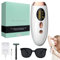 HASAIKA® Epilatore Laser IPL, Epilatore Luce Pulsata con Raffreddamento, 5 Livelli di Energia, Epilatore indolore per ascelle, braccia, gambe e tutto il corpo (Bianco)