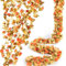 3Pcs Flower Garland, Spring Artificial Flower Vine with Double Colors, Floral Garland Decoration for Wedding Party Garden Wall Arch Decor Rose Vine Autumn Edition