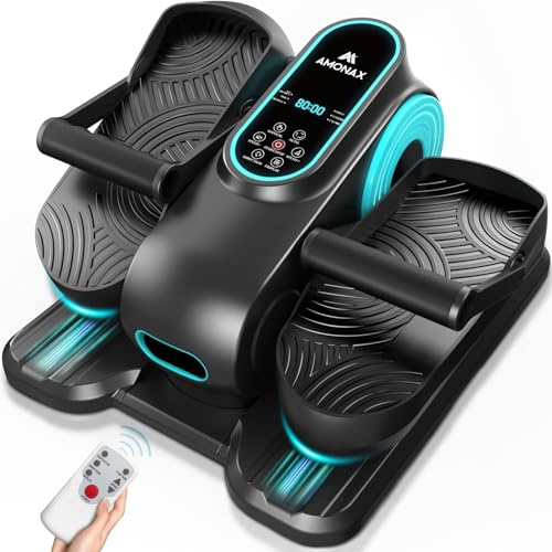Amonax Ellipse Pedalier Electrique, Motorisé Pedalier D Appartement Assise, Vélos Elliptiques Cardio sous Le Bureau, Mini Elliptique Home Pedalier Electrique Reeducation pour Personnes âgées