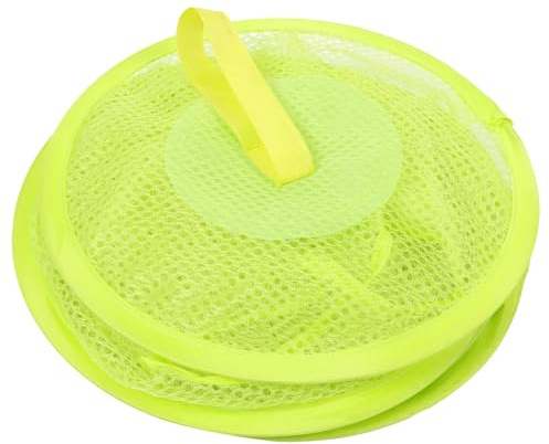 AKOOSY Organizer Da Appendere in Rete Salve Spazio Con Scomparti Cesto Per Giocattoli e Vestiti Pieghevole Verde Multiuso Per Cameretta e Viaggi