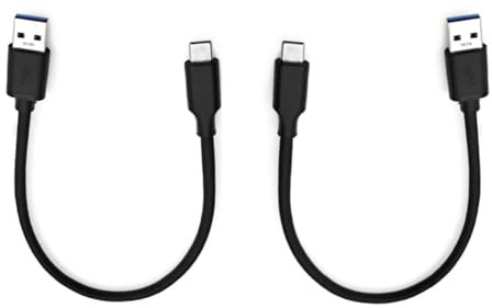 JZK 30 cm Cable Carga rápida USB C Corto, 2 Unidades, Cable Datos USB A a Tipo C 3A para iPhone 15/16, Cable alimentación para Samsung Galaxy S22/S21, para Google Pixel y para Huawei P30/P20