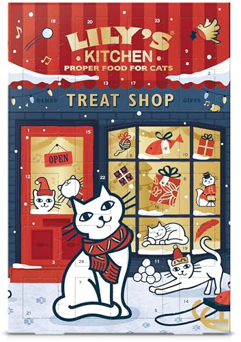 Lily's Kitchen Made with Natural Ingredients Christmas Advent Calendar Treats for Adult Cats
