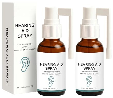 Natural Ear Cleaning Spray – Gentle Earwax Removal & Daily Ear Care | with Mint, Arnica & Olive Oil, Easy Spray Application, 100ML/3.38FL.OZ (1)