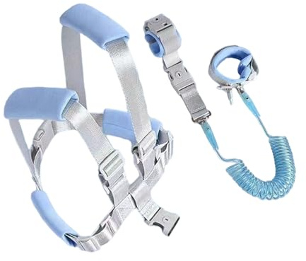 Guinzaglio di sicurezza per bambini Glow - Bracciale anti-smarrimento, da passeggio per 3 in 1, imbracatura da passeggio per bambini, assistente per, accessorio di supervisione