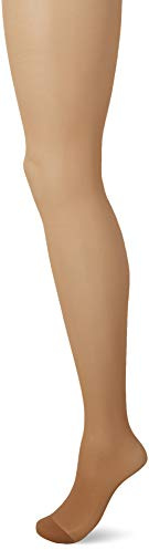Pretty Polly Women's Light Support 15 Den Tights, Beige (Nude), Small, XL