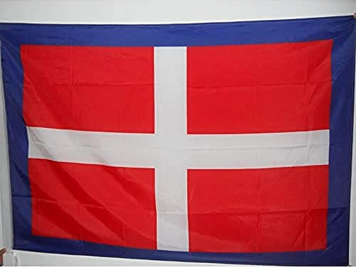 AZ FLAG Drapeau Royaume de Savoie 150x90 cm Polyester 100D Fourreau | Usage intérieur et extérieur Drapeau décoratif savoyard coutures doubles et bords renforcés avec fourreau pour mât
