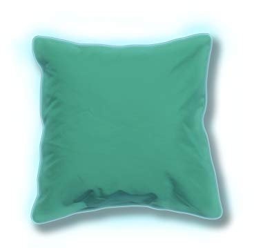 Sunvibes 101730 Light Kissen, 80 x 80 cm, Aqua, 80 x 80 x 30 cm