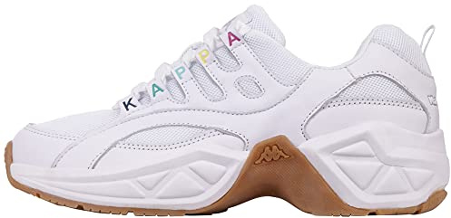 Kappa Overton, Zapatillas Mujer, White/Mint 1037, 38 EU