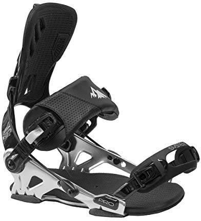 System Pro Freeride Men's Rear Entry Step in Style Snowboard Bindings (Large)