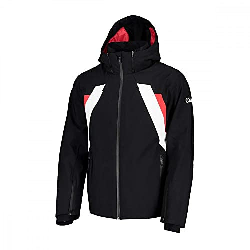 Colmar Herren Skijacke-1351 Skijacke, Black-White-Bright R, 48