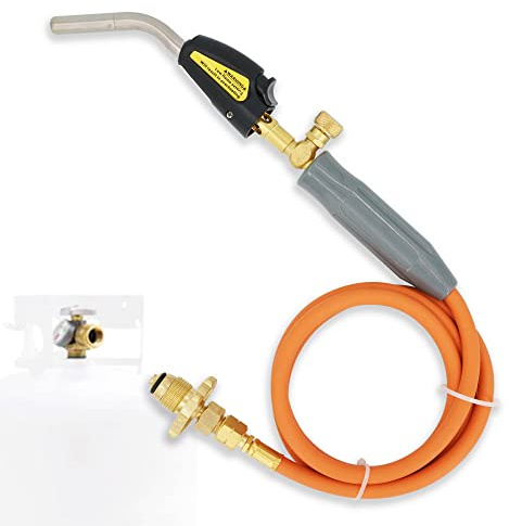 Welding Torch Fueled By 20 lb Propane With Type 1 Valve, OPD Valve