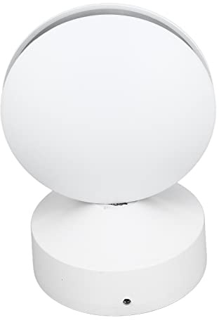 FTVOGUE Runde LED-Wandleuchte, 10 W, 360° Leuchtende Fensterbanklampe für Flur, Gang, Korridor, Wohnzimmer, AC85‑265 V(#1)