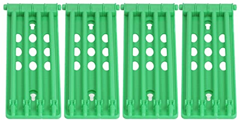 Atyhao 4Pcs Bird Leg Rings Stand, Plastic Pigeons Foot Rings Holder Bird Training Frame Pigeons Supplier Homing Pigeons Accessory(Green)