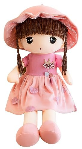 LICHENGTAI Stoffpuppe Fee Puppe 45cm, Mädchen Weichpuppe Niedliche Gefüllte Puppen Stoffpuppe Prinzessin Plüschtier Baby Mädchen Puppe Ragdoll Geschenk Puppe zur Geburt oder Taufe