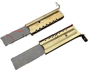 2 Stück Kohlebürsten und Halter for Waschmaschinenmotoren, Kohle-Elektromotoren, kompatibel for Samsung, kompatibel for Ariston L94MF7, kompatibel for Welling (Color : Replacement parts)