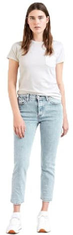 Levi's Women's 501 Crop Jeans, Wow Me Over, 24W / 28L