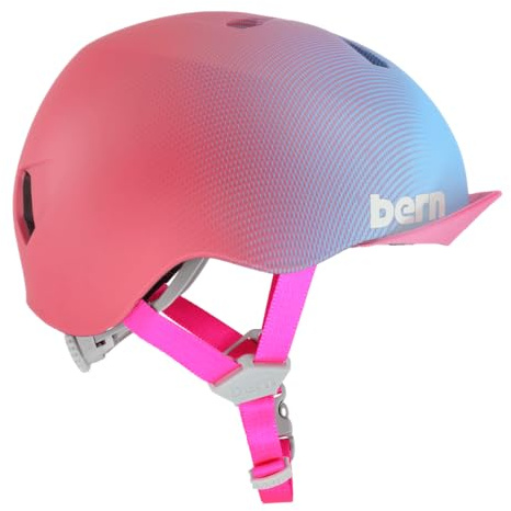 Bern Nina DVRT ungdomshjälm – matt solnedgång gradient – S/M (51,5–54,5 cm)