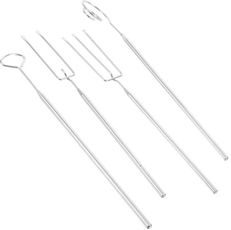 MAGICLULU 4stücke Schokoladen Tauchgabeln Set Käse Obst Dessertgabeln Für Fondue Grillen Und Diy Kuchen Zubereitung