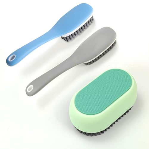 3 artículos Cepillos para Zapatos, Cepillo para Limpiar Botas, Cepillos para Fregar Zapatos, cepillos para Ropa, cepillos para Limpiar Zapatos, Ropa, Telas, etc. Estilo Minimalista nórdico