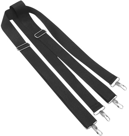 Verstellbarer Snare Drum Gurt Schwarz, Nylon für Parade und Auftritt | Snare Drum, Ersetzt Alten oder Defekten Riemen, Entlastet Hände, Spart Kraft bei Marsch und Performance