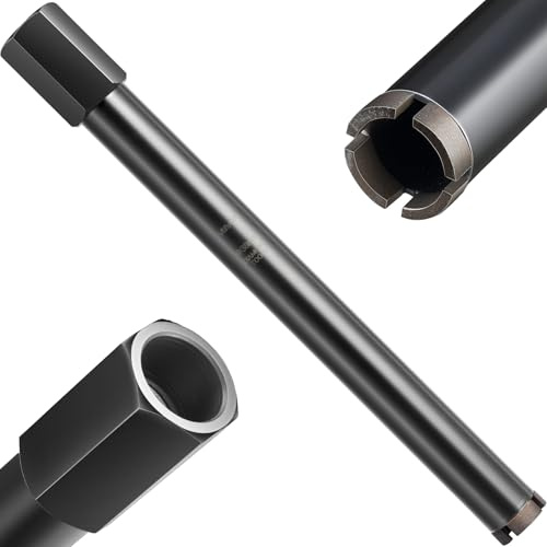 VEVOR Corona Diamantata per Carotaggio Diametro 38 mm Profondità di Foratura 356 mm, Tecnologia di Saldatura ad Alta Precisione, Punta Carotatrice Diamantata a Umido per Cemento Armato, Mattoni