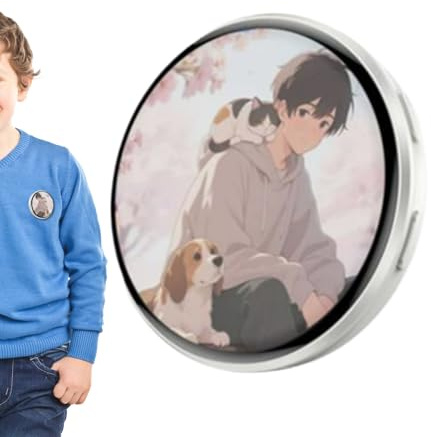 Rrlihjgu Digital - Pantalla Táctil IPS Vestible - Digital LED con Función de Foto y Video | para Viajes Diarios, Vacaciones, Cosplay, Eventos, Coleccionistas, Adolescentes y Adultos