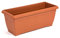 Terra - Cassetta portafiori da Balcone Terra, Terracotta, 60 cm
