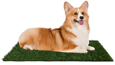 PETMAKER Byte av konstgräs kisunderlägg – set med 3 dynor för valppotträning – husbrytande hundtillbehör för valpar eller stora hundar