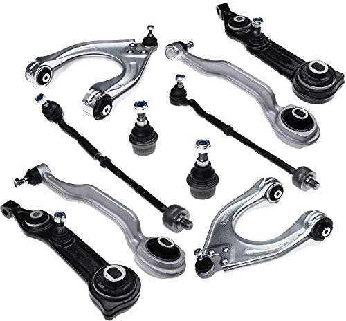 Frankberg 12-Parte Kit de brazo de Control Eje Delantero Compatible con E-Klasse W211 1.8L-6.2L 2002-2008 E-Klasse T-Model S211 1.8L-6.2L 2003-2009 Sustituir# 2113309007