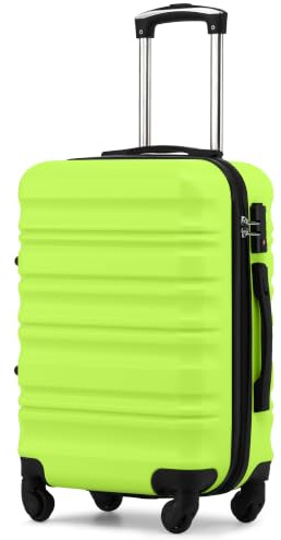 COOLIFE Carry On Suitcase 20 Inch, Durable ABS+PC Hardshell Travel Luggage