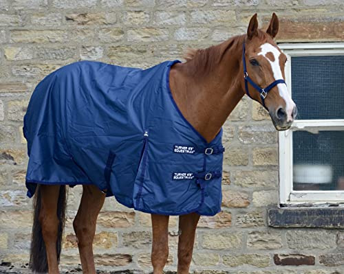 Turner Equestrian Ripstop-Teppich, leicht, wasserdicht, 50 g, Marineblau