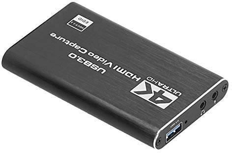 Carte de Capture vidéo HDMI 4K, USB3.0 HDCP 2.2 Carte de Vidéo Professionnelle Haute Définition, Adaptateur D'acquisition Vidéo et Polyvalent, adapté aux Moniteurs de sécurité