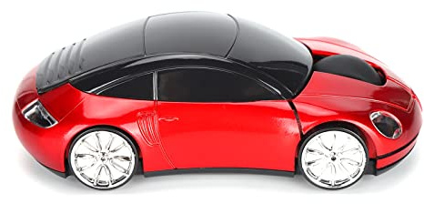 Souris sans Fil Portable 2,4 G en Forme de Voiture avec Récepteur USB, Positionnement Optique Précis, Conception Ergonomique, Matériau ABS Durable, économie D'énergie